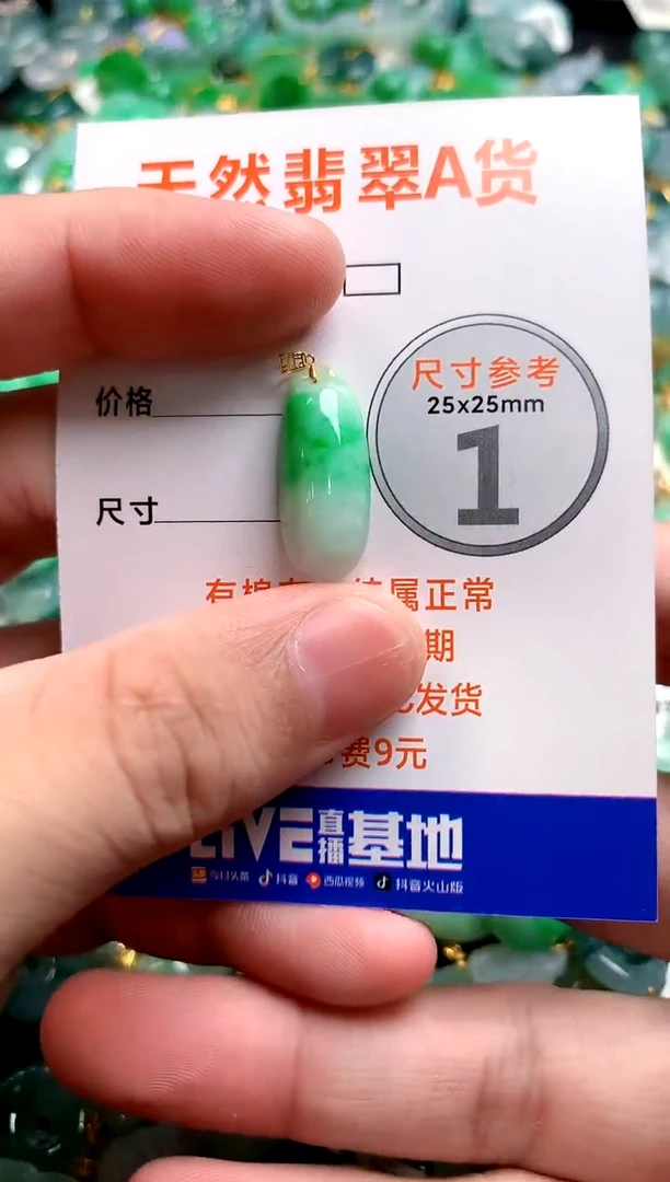 颈饰18K金镶嵌翡翠0147450303