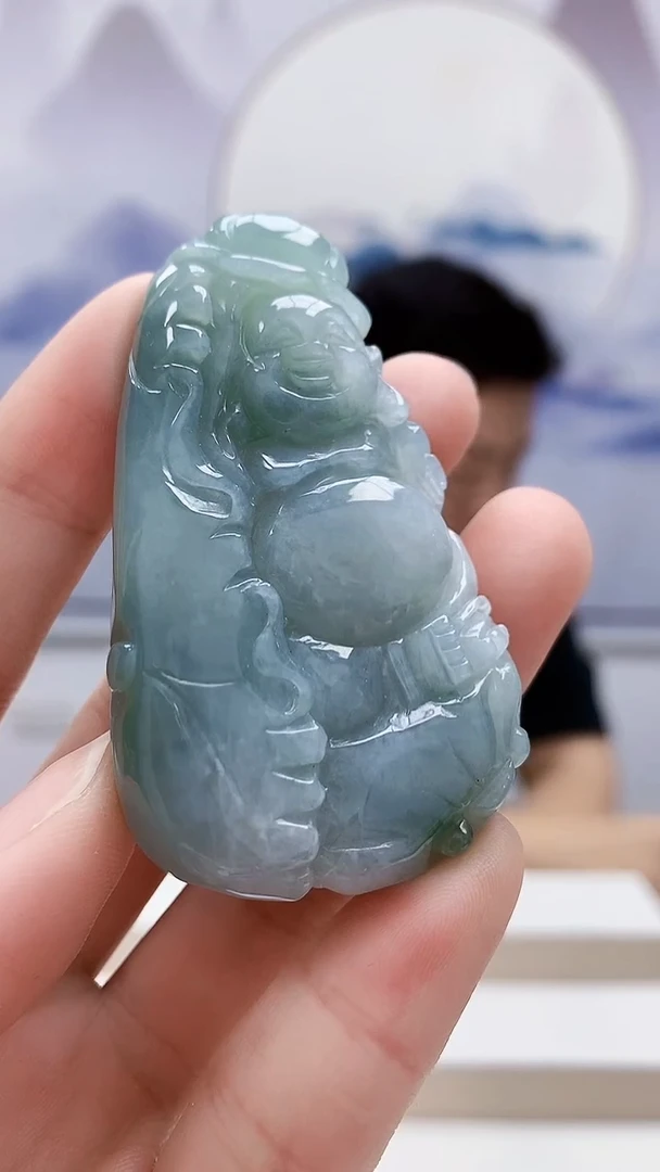 未镶嵌定制翡翠4917ry-毛货挂件20