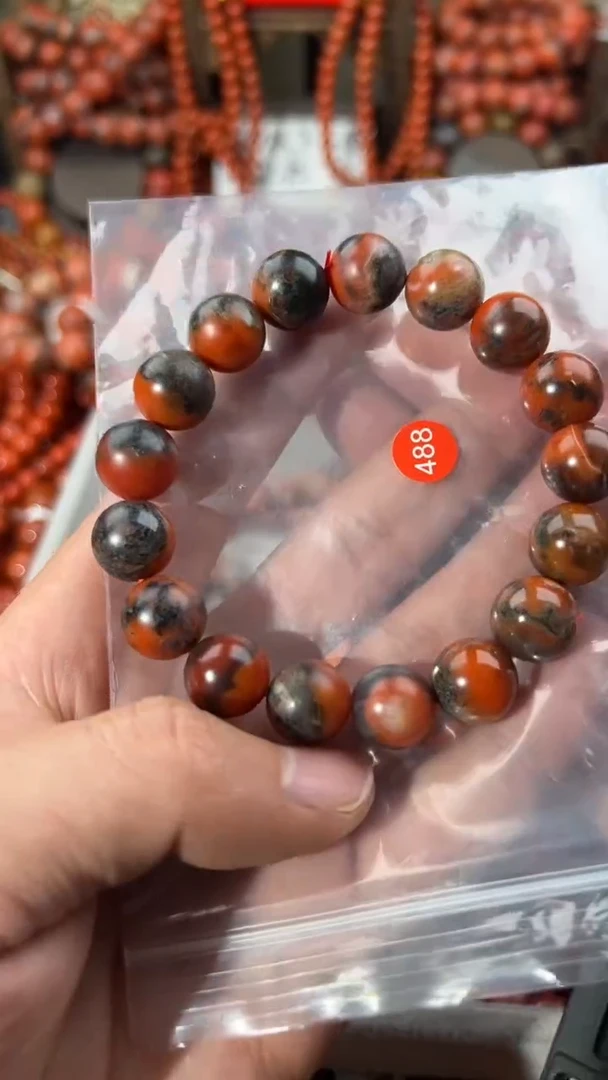 南红玛瑙未镶嵌手串12