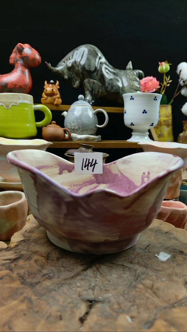 沐高温颜色釉要变系列 微瑕