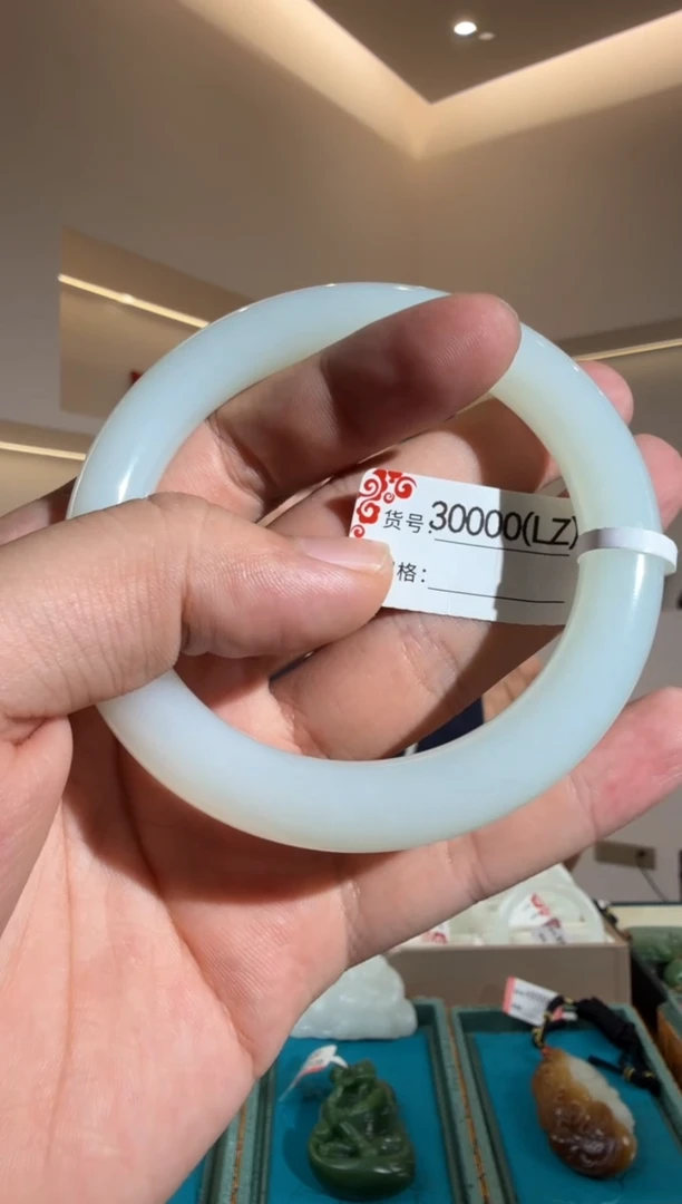 和田玉手镯未镶嵌LZ62.5