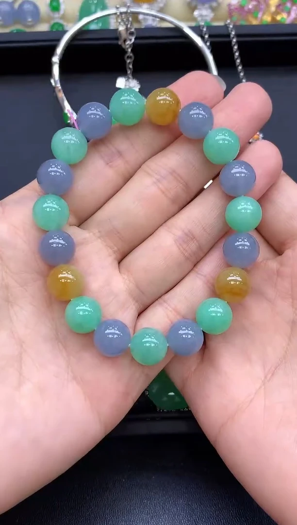 未镶嵌手串翡翠396-中国好珍宝