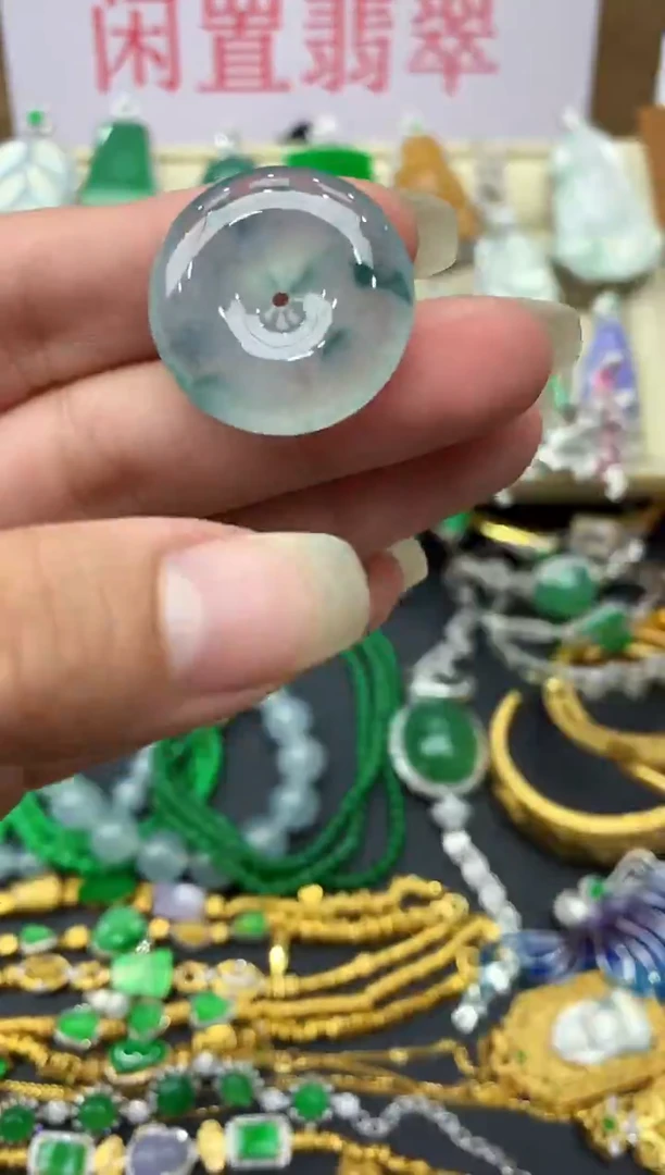 颈饰未镶嵌翡翠496-中国好珍宝