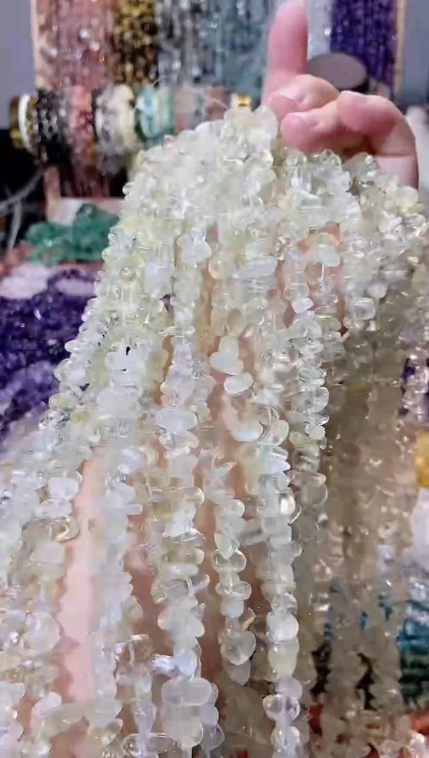 未镶嵌珠宝半成品水晶柠檬晶