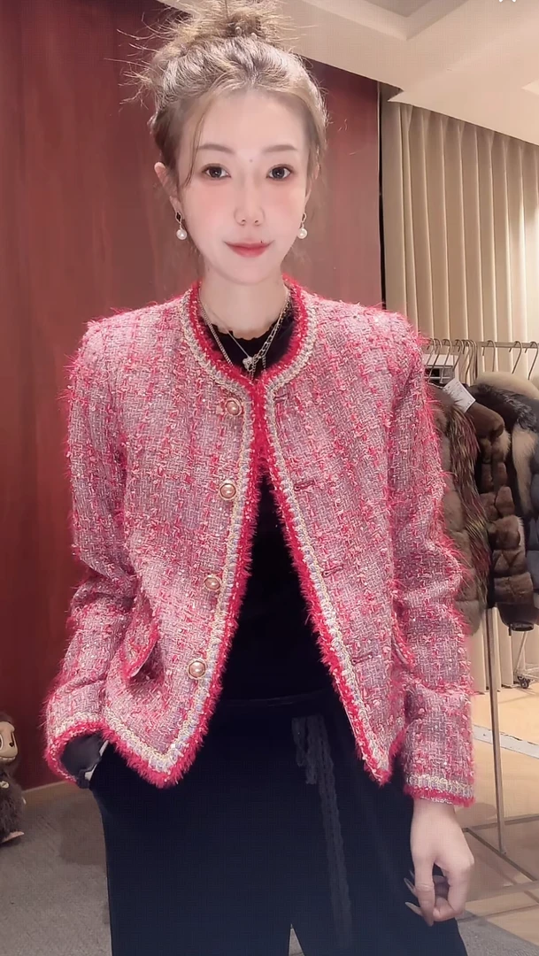 DEDM•STUDIO/洋气法式静奢小众减龄高级排扣小香外套2509WT/29163