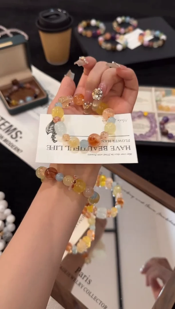 合金手链水晶大鱼海棠2.0x2947