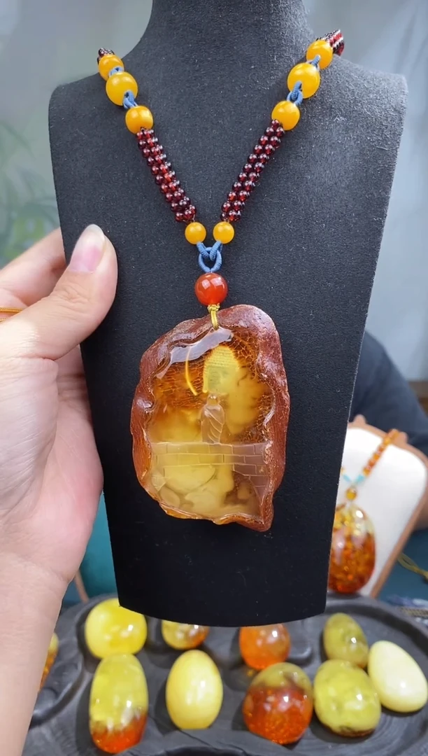 裸石琥珀未镶嵌基地发货 一物一证 顺丰包邮