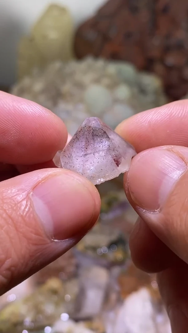 未镶嵌珠宝半成品水晶8号高透四川美姑超七花园水晶