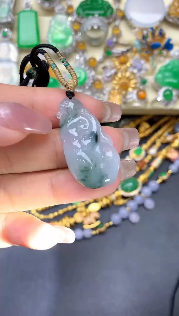 颈饰未镶嵌翡翠55-中国好珍宝
