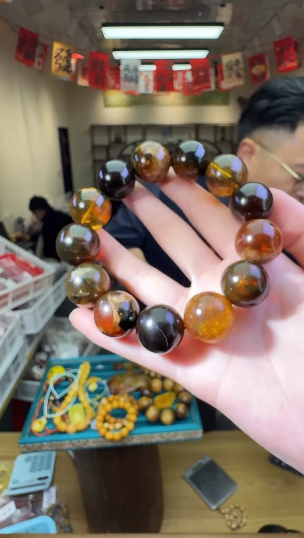 手链琥珀未镶嵌多样性发一件 343