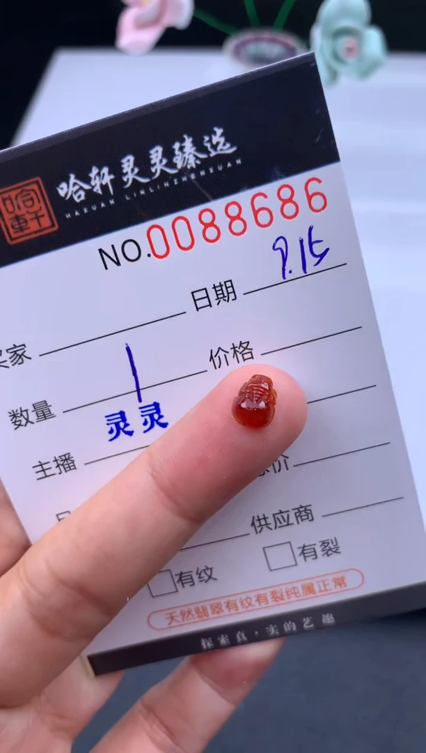 吊坠(不含链)未镶嵌翡翠哈轩  挂件1