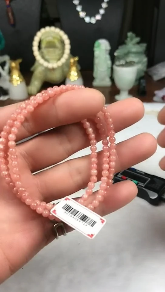 合金菱锰矿(红纹石)手绳手串4