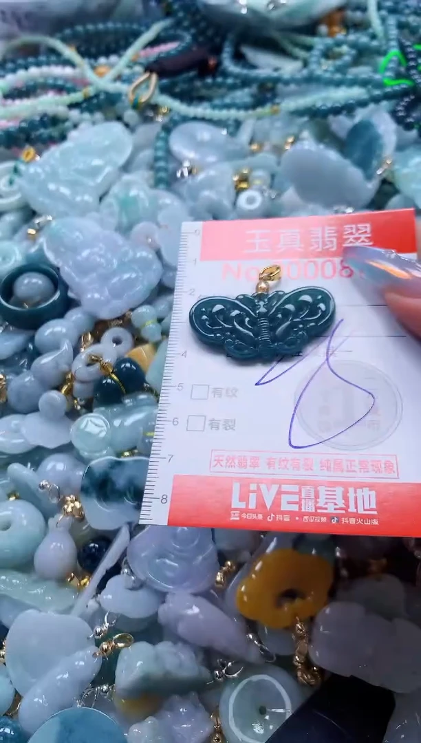 翡翠未镶嵌吊坠(不含链)0871
