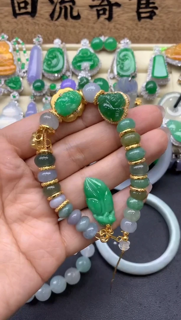 【闪购商品】翡翠手串未镶嵌328-中国好珍宝