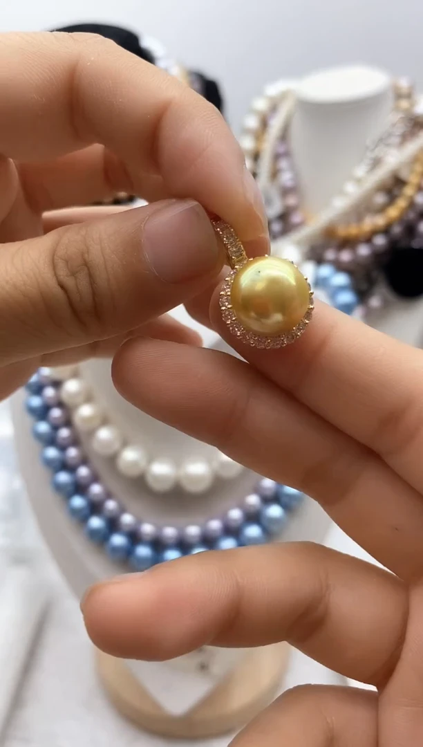 淡水珍珠钛钢颈饰2