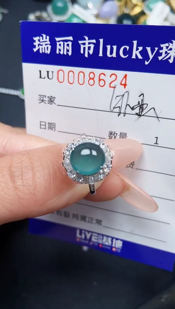 【闪购商品】翡翠颈饰银S925镶嵌8624