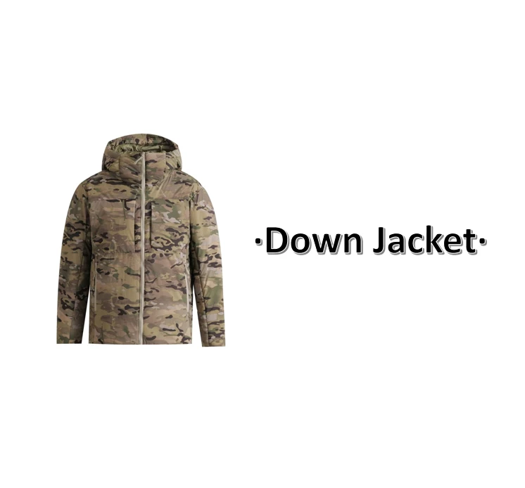 軍版软壳冲锋衣【真90鸭绒】羽绒服防风防水防雨28113