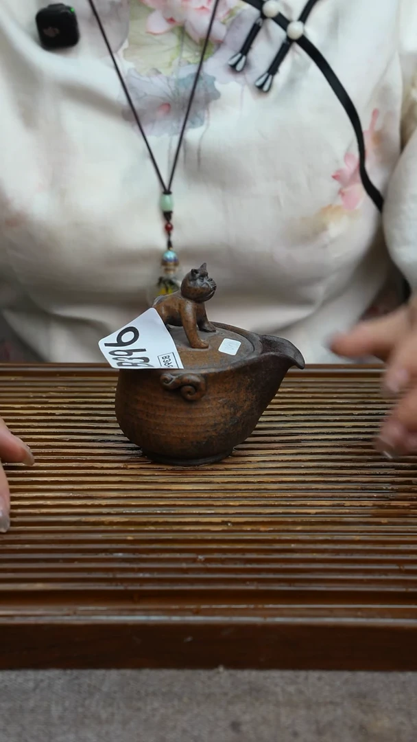 万古烧粗陶手工茶具