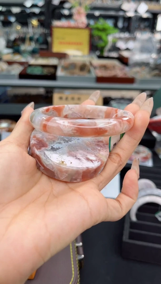 【闪购商品】石英质玉手镯未镶嵌62圈口（赠品镯心）S9085