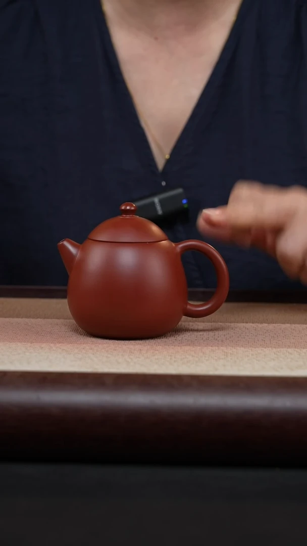 茶壶紫砂朱泥-龙蛋MH-1857