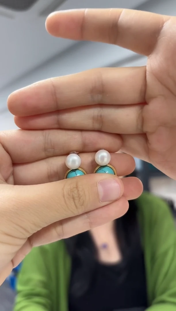 未镶嵌耳饰淡水珍珠（多样性发一件）