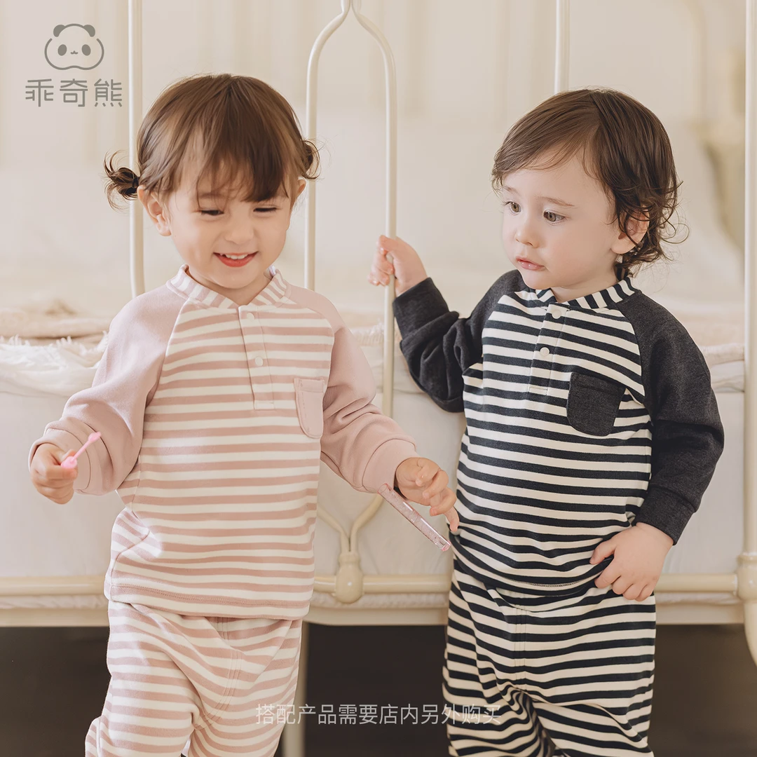 男女宝宝微绒保暖上衣服冬季婴幼儿弹力外套小童外穿套头卫衣春秋