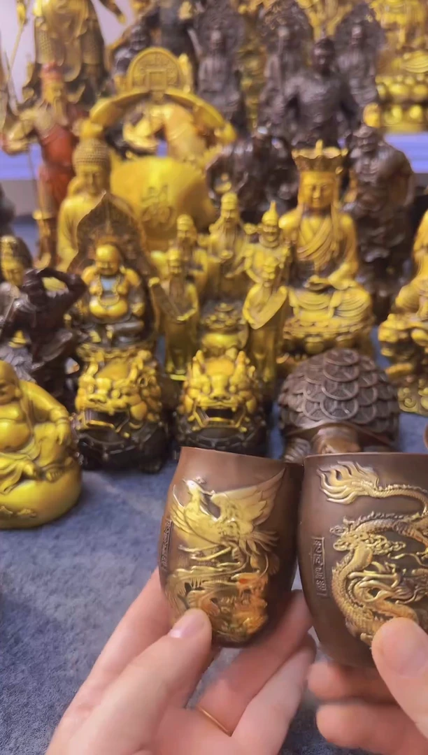 老黄黄铜摆件装饰品