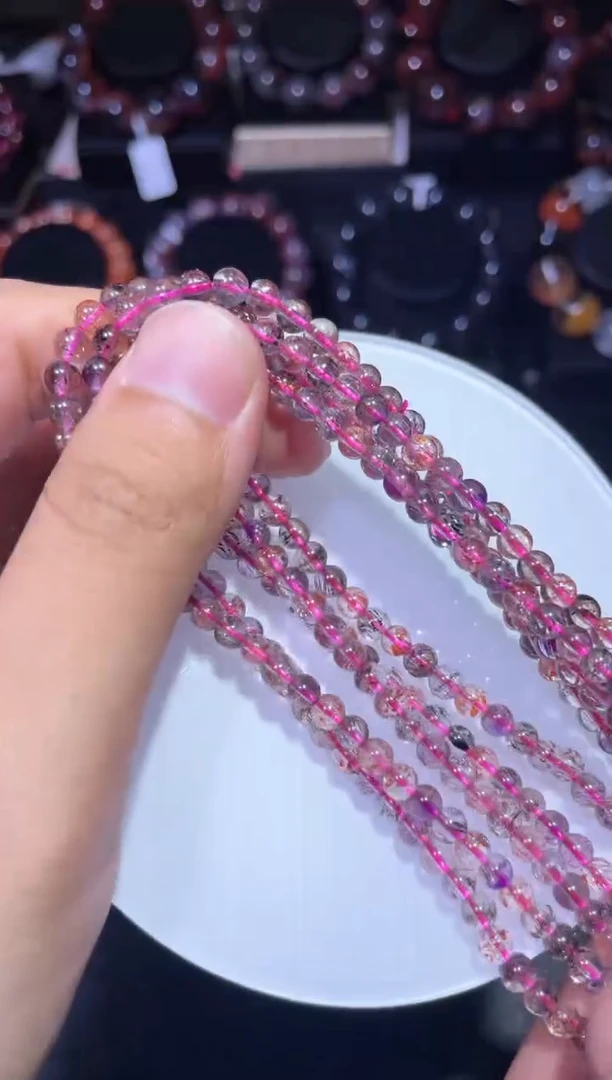 【闪购商品】水晶手链未镶嵌超七多圈A4.5（多样性发其一）