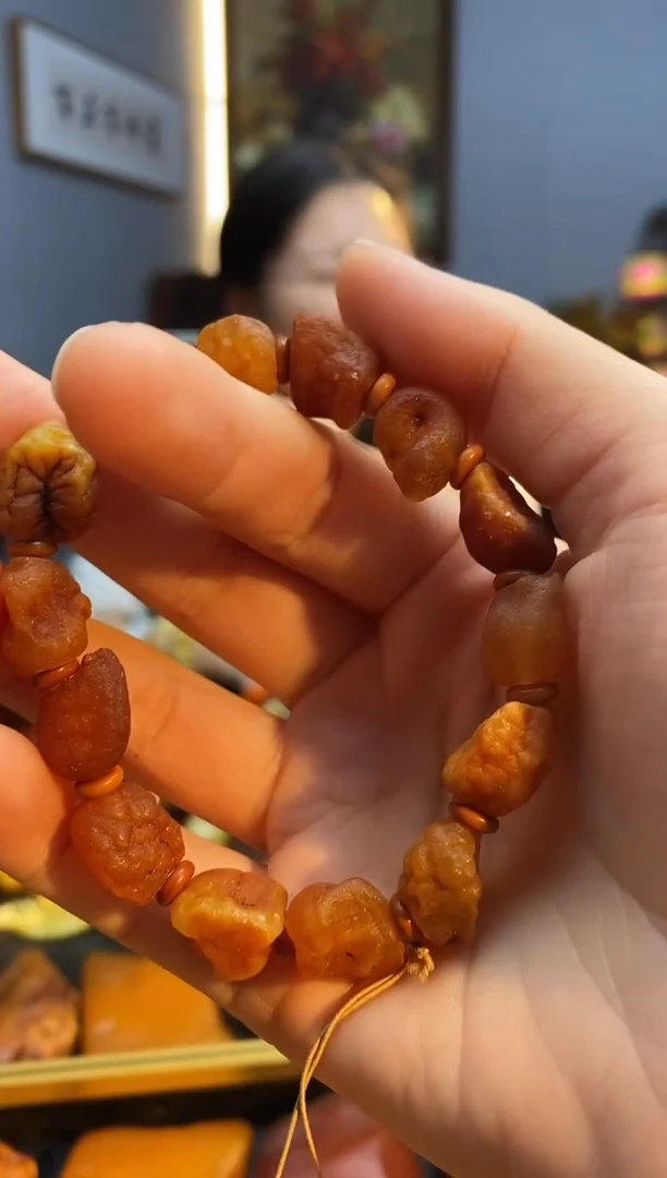 手链琥珀未镶嵌手串