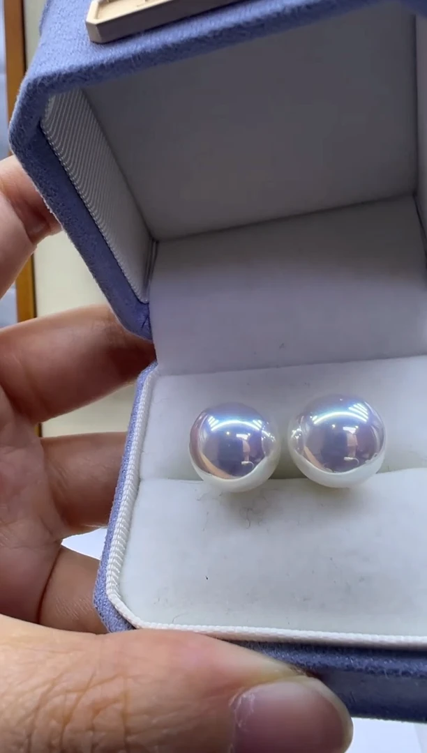 未镶嵌耳饰淡水珍珠0390