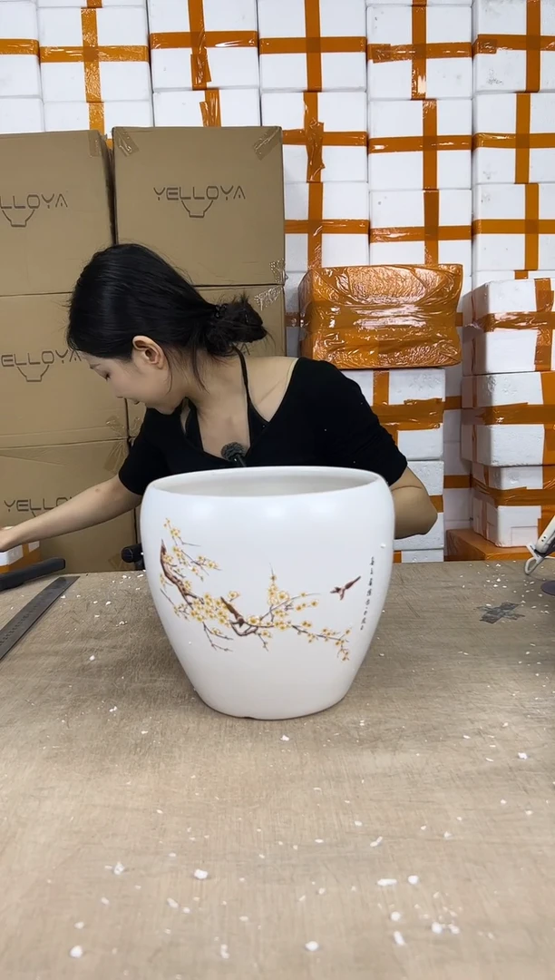 蛋型喜上哑白中号19x19