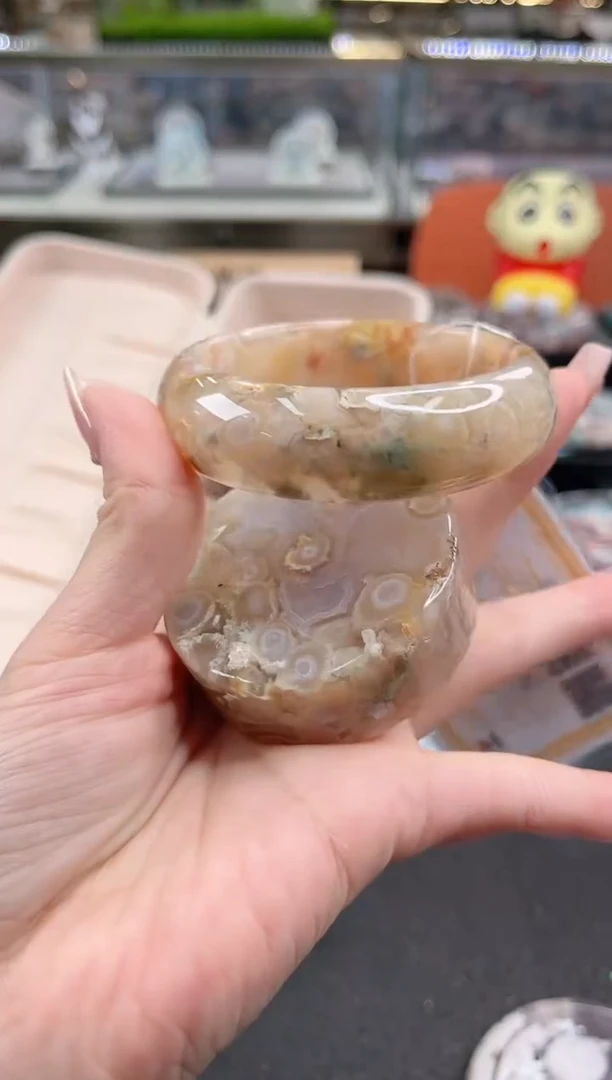 未镶嵌手镯石英质玉56圈口（赠品镯心）6658257