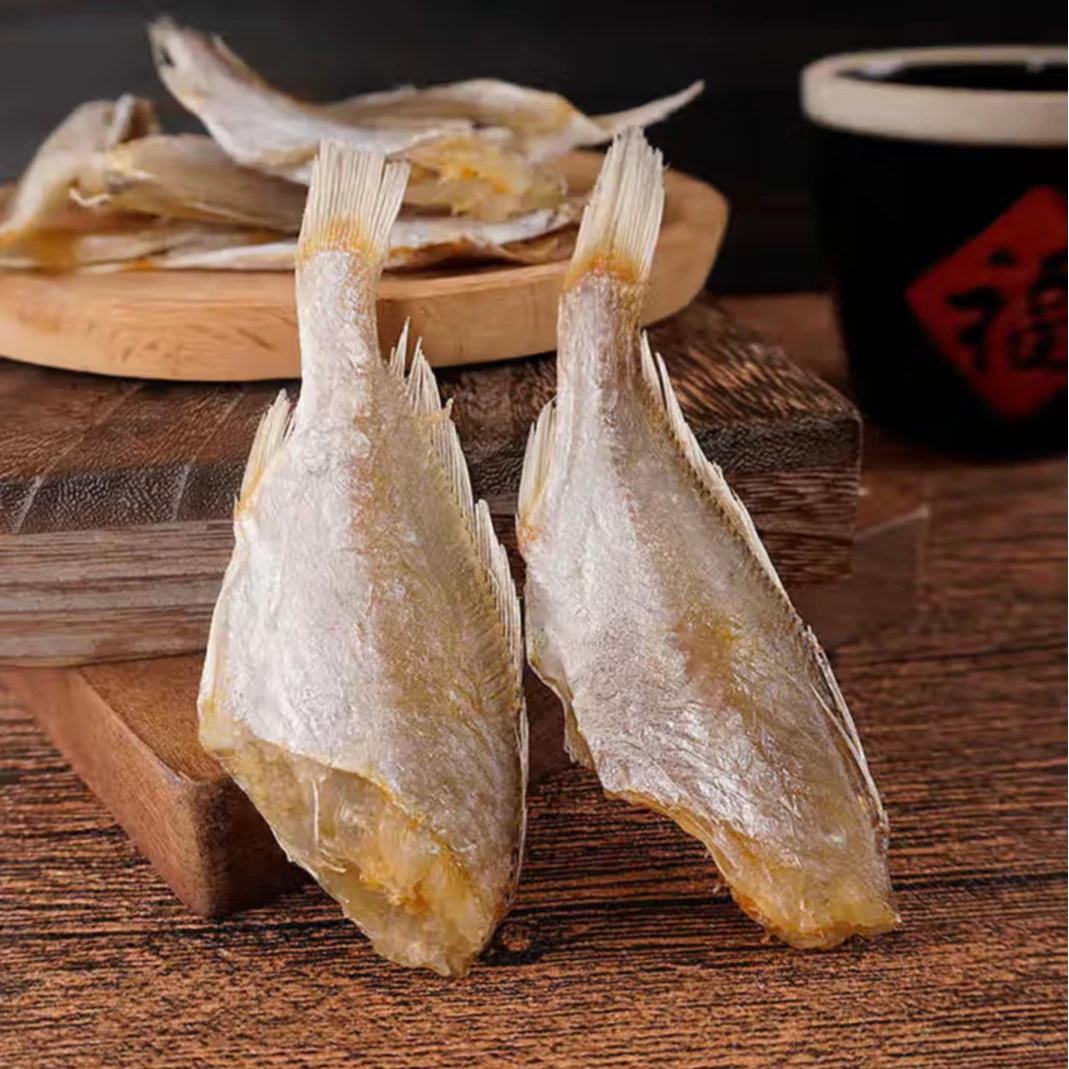 舟山小黄鱼干海鲜干货日晒风干去头去内脏黄花鱼干【咸香下饭】