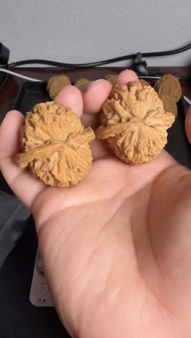 吊坠文玩核桃42尺全品老款白狮子