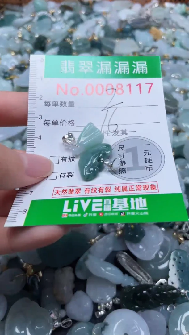 颈饰未镶嵌翡翠8117