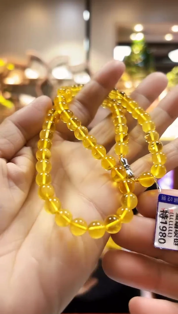 蜜蜡颈饰未镶嵌项链8