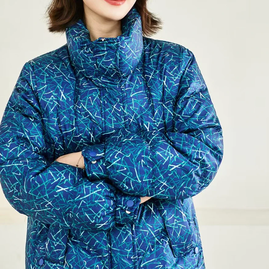 【甄选大朵鸭绒】原版正品保暖气质减龄修身羽绒服-R050