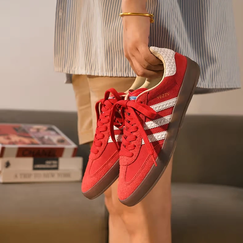 复古平底阿甘鞋男女情侣板鞋休闲时尚百搭2025新款春夏德训鞋