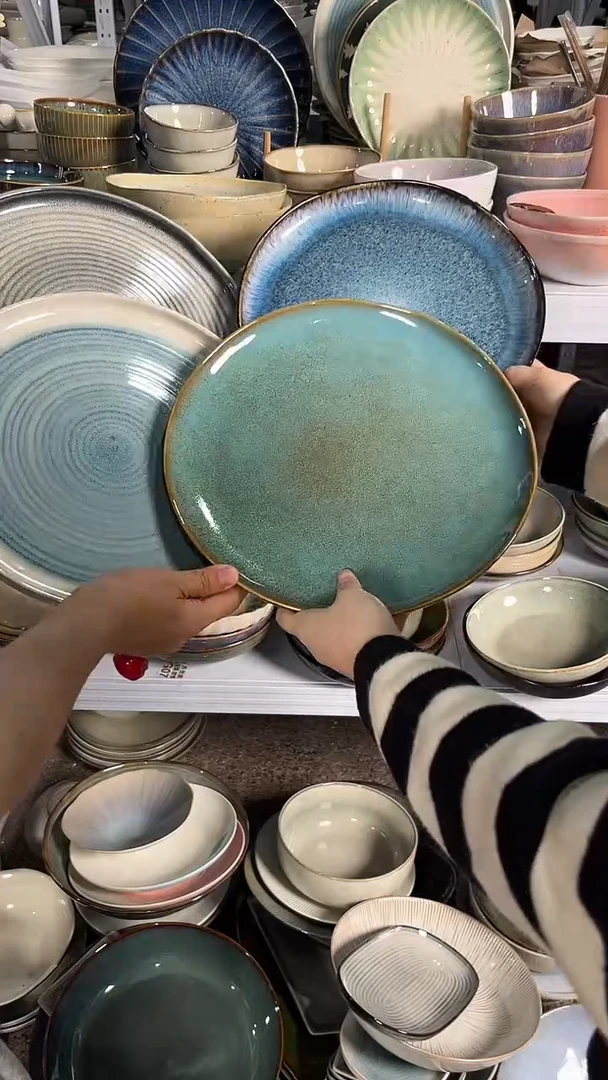 瓷片外贸尾货瑕疵满20包邮X4 大盘