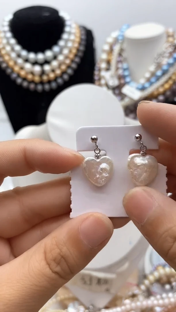 淡水珍珠钛钢颈饰60