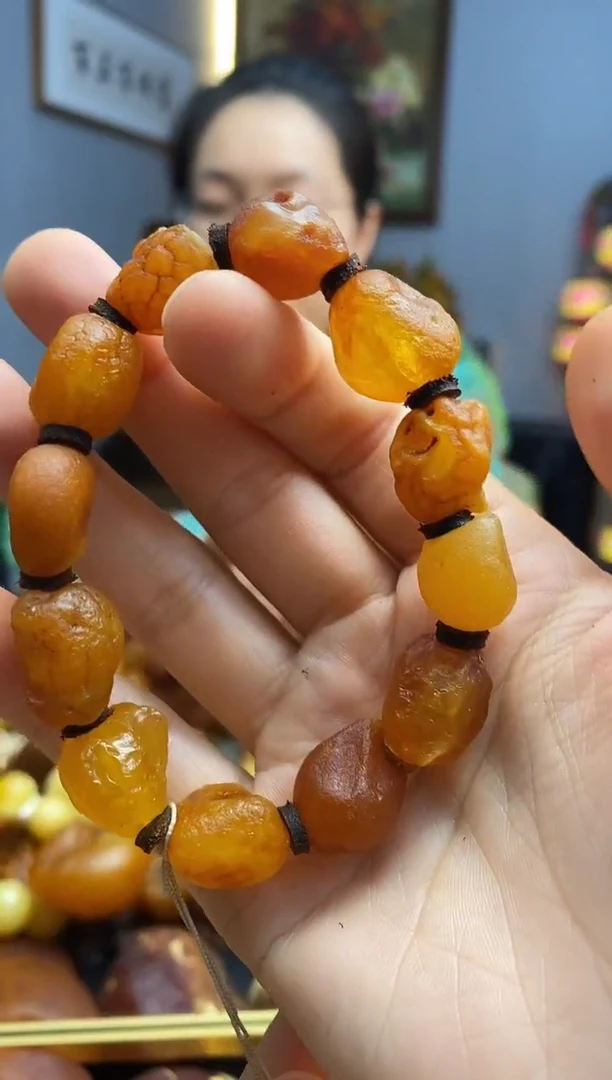 未镶嵌琥珀手串手串