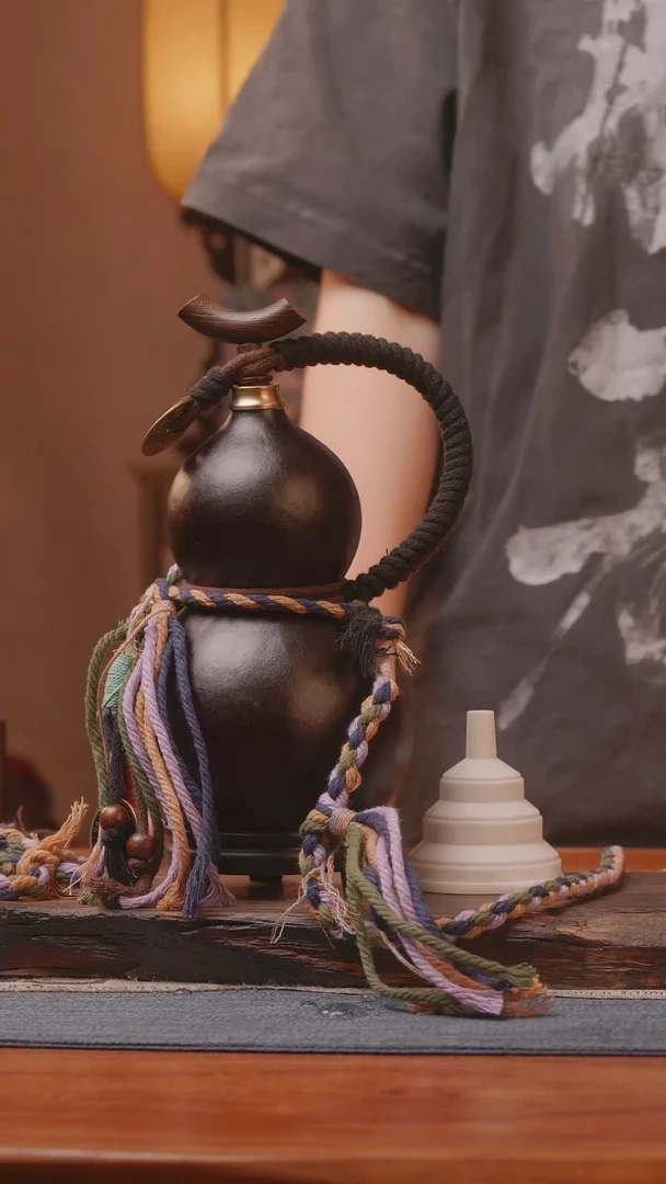 327号精品大漆葫芦防腐防渗装水茶酒