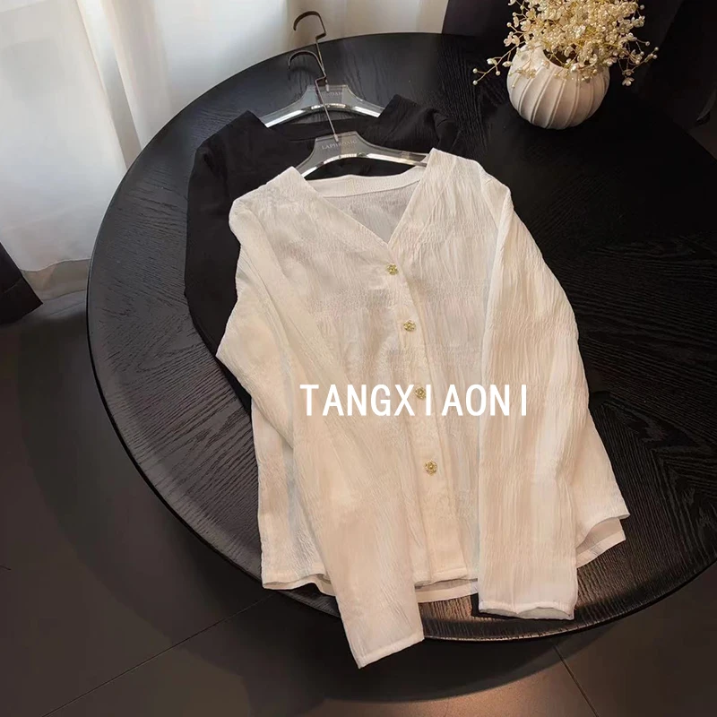 两色 春夏【肌理感】 两色开衫