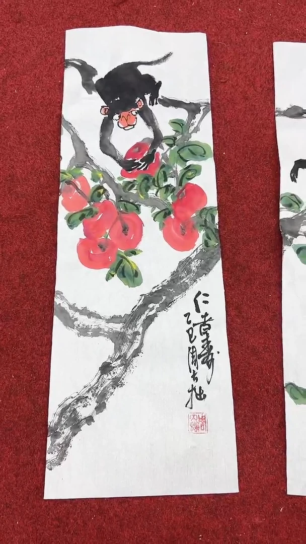 国画周大拙/国画/花鸟