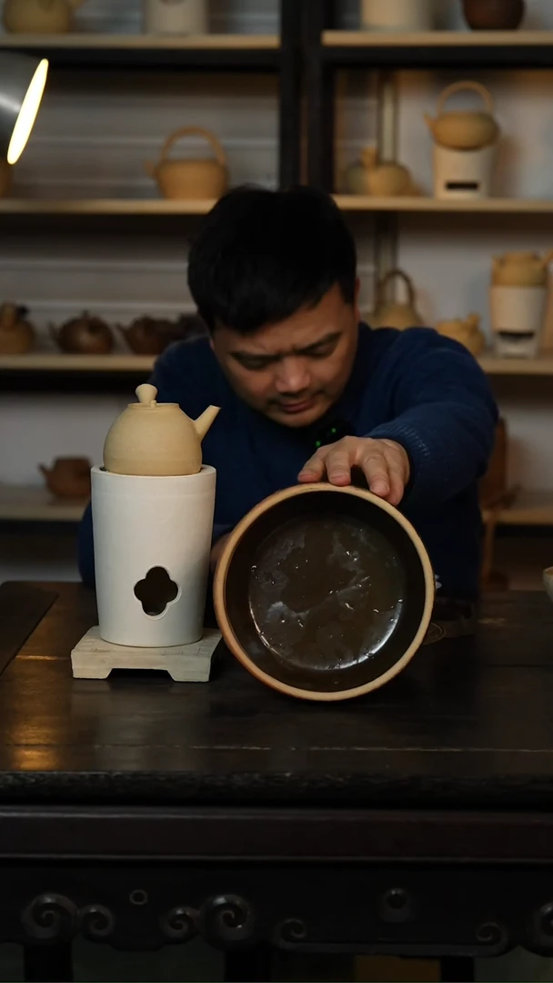 【闪购商品】陶（柴烧土窑）钵子 口径18 可放炭