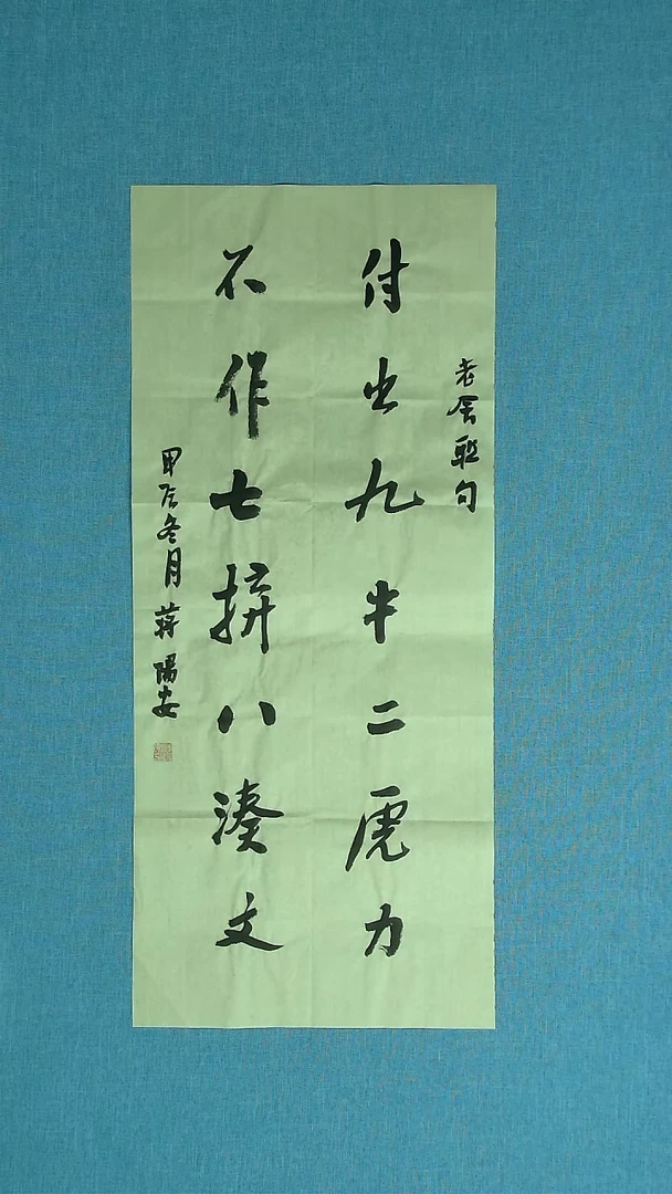 【闪购商品】书法308 陕西蒋阳安中书协69*30