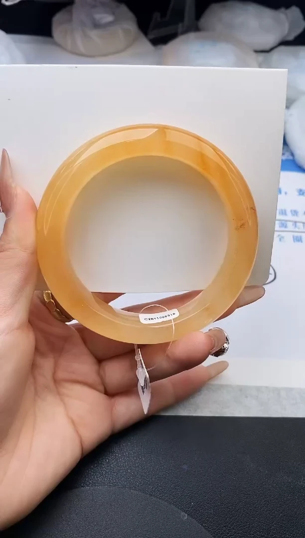 未镶嵌手镯石英质玉w50-HHB64+