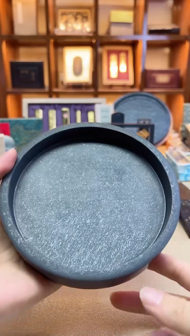 6寸松皮螺 墨海 有盖