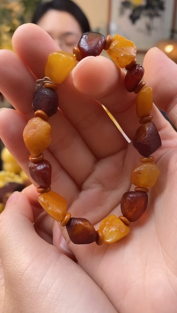 【闪购商品】琥珀手链未镶嵌手串
