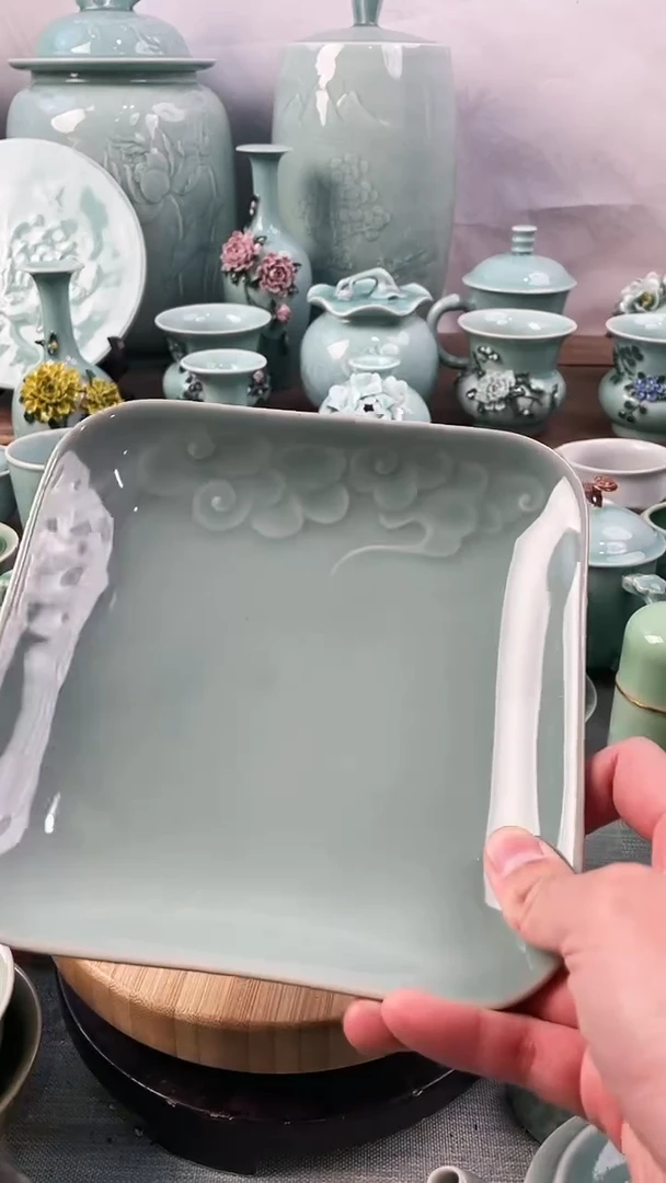 【闪购商品】2个 特价 微瑕 慧仙青瓷